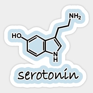 Serotonin Sticker